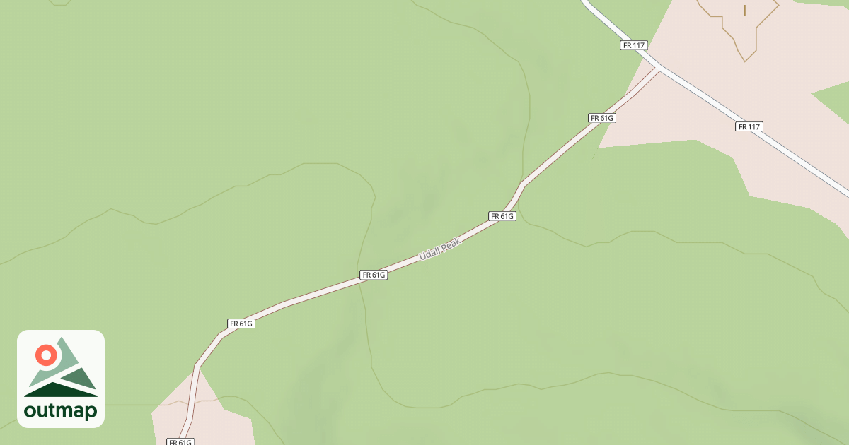 Map of UDALL PEAK