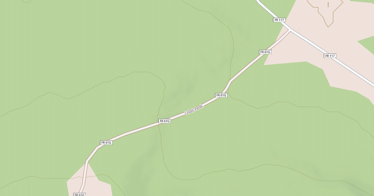 Map preview of UDALL PEAK