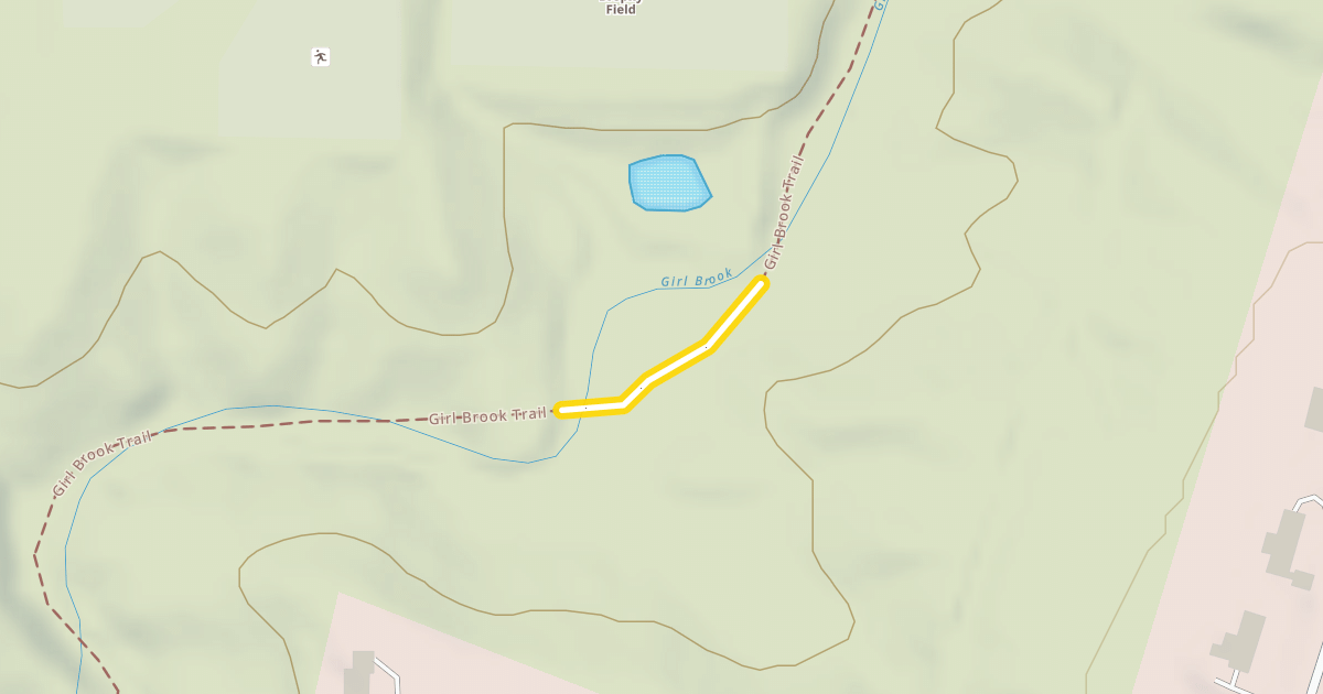 Map preview of Girl Brook Trail