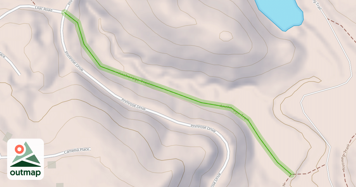 Map of Anchorage Trail