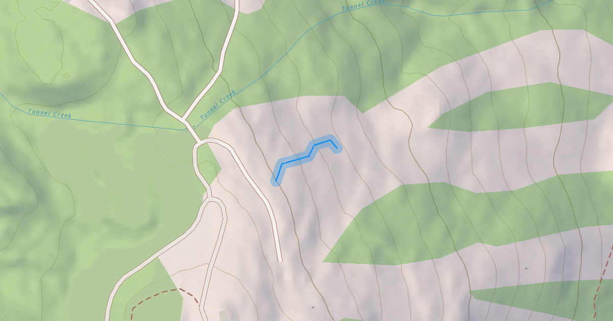 Map preview of Nugget Trail