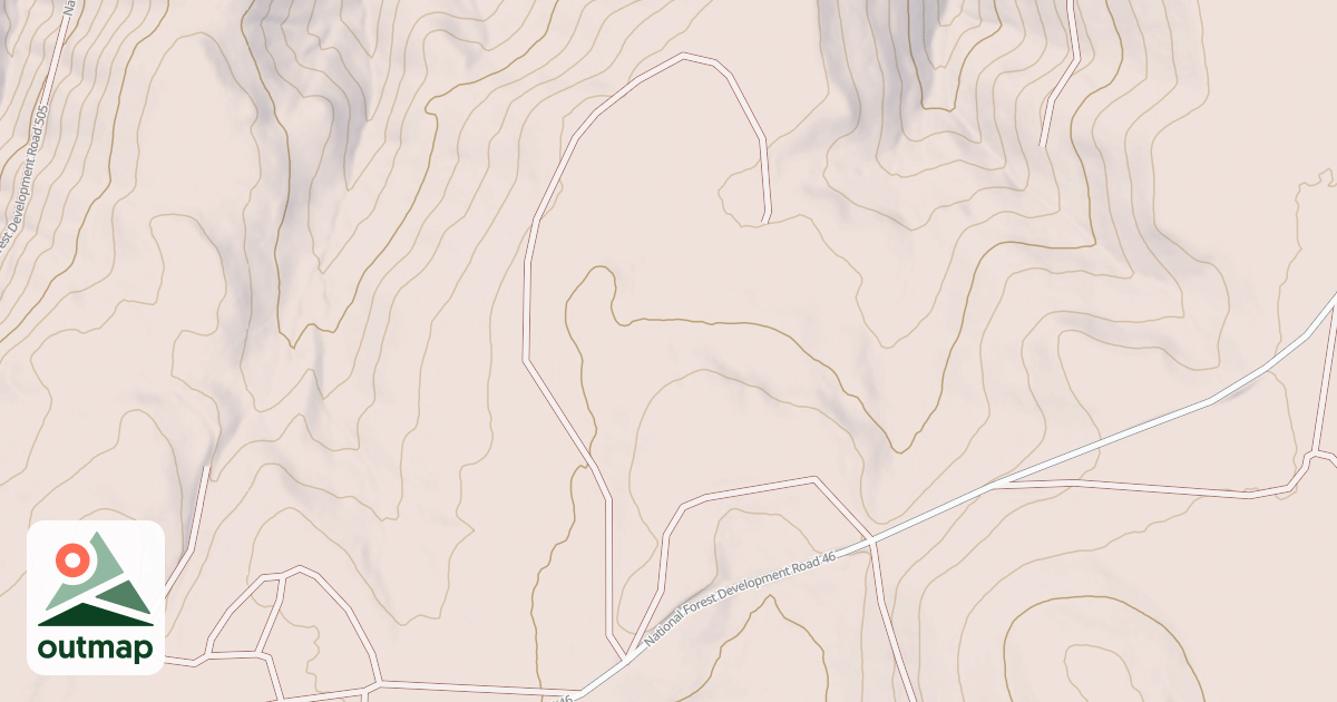 Map of R E COYOTE G
