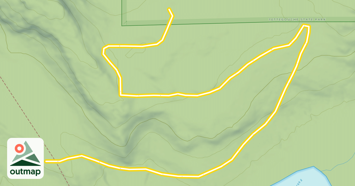Map of Northwoods Ski Trails