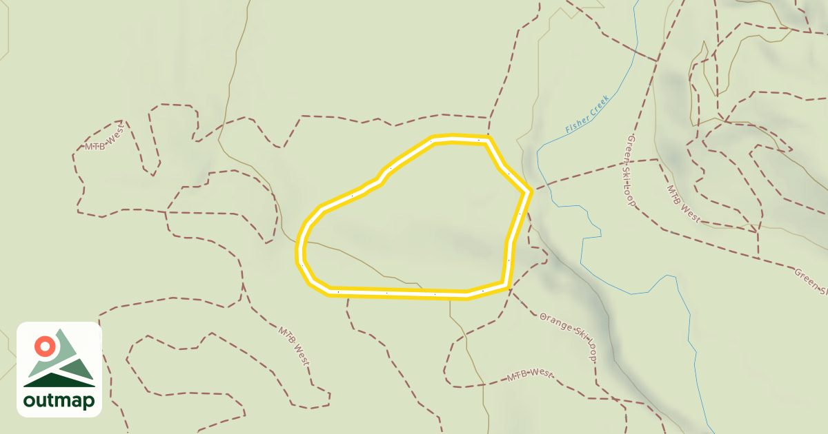 Map of Orange Ski Loop