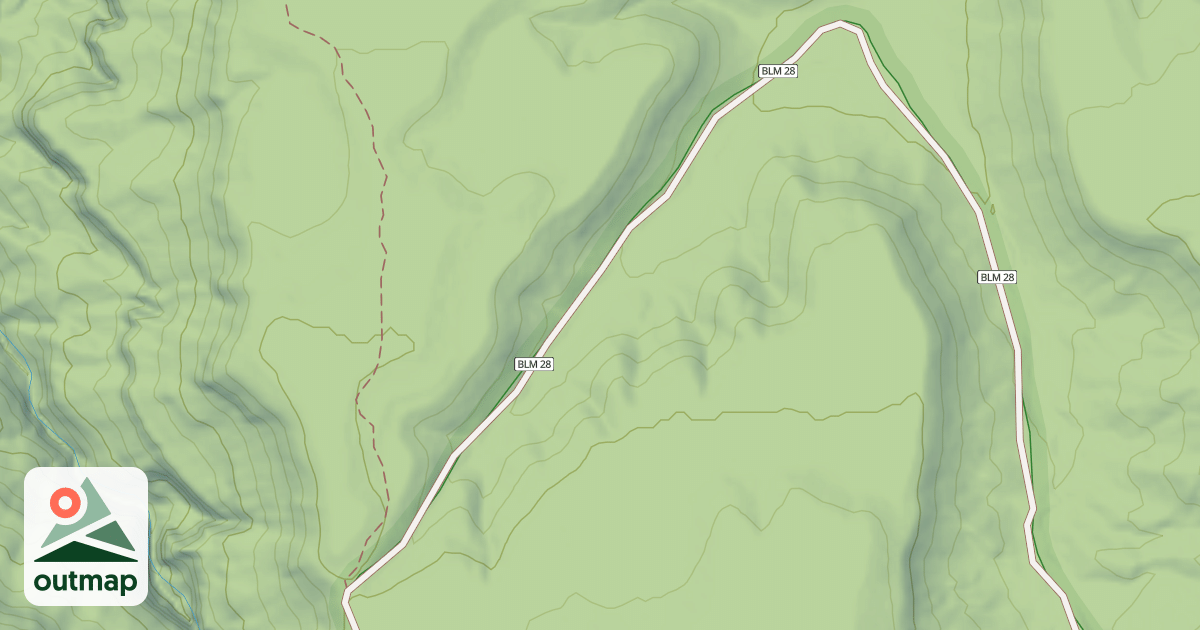 Map of BLM National GTLF Public Motorized Roads 38f3b6e5-af7a-4ea1-9da3-2c6f7141cd93