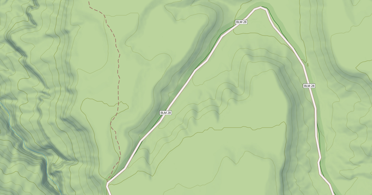 Map preview of BLM National GTLF Public Motorized Roads 38f3b6e5-af7a-4ea1-9da3-2c6f7141cd93