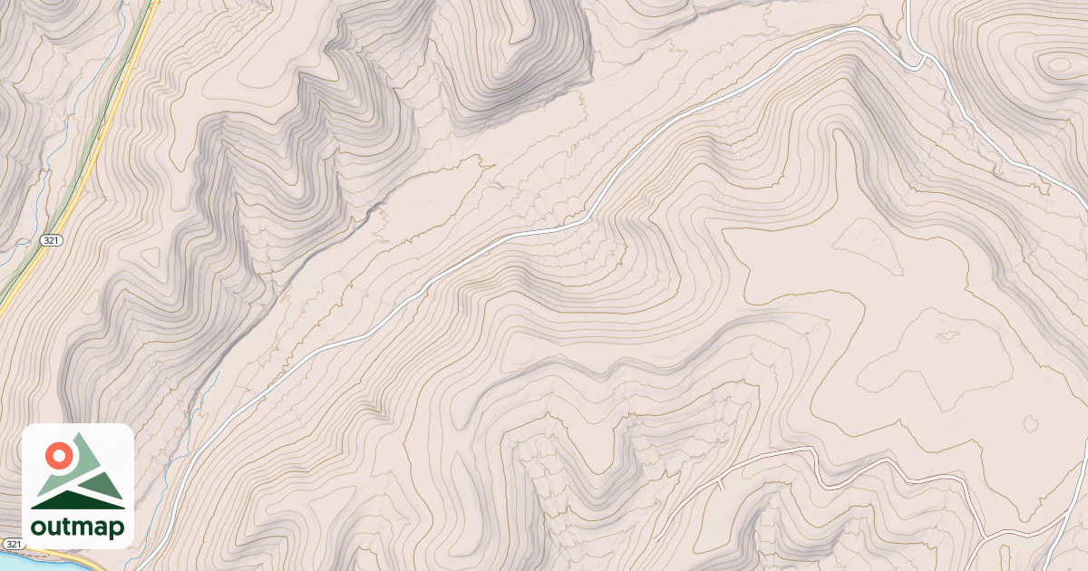 Map of N.BR.SUGAR RUN