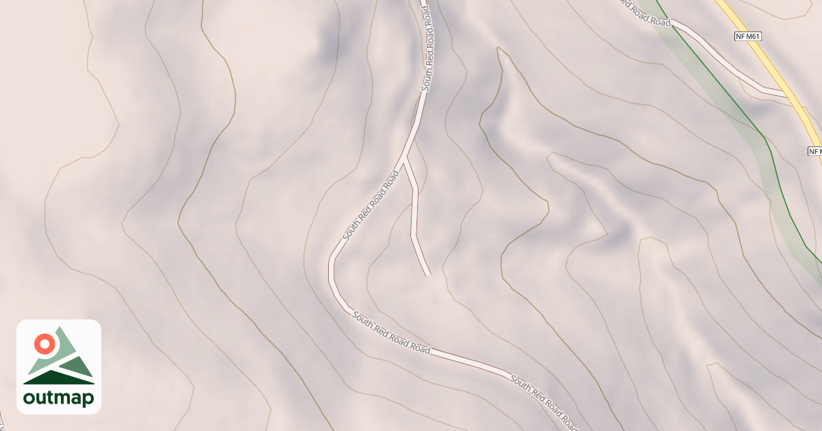 Map of SAND CREEK SPUR A