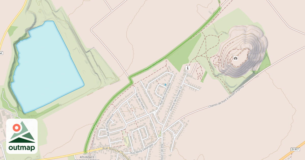 Map of Chemin des Postes