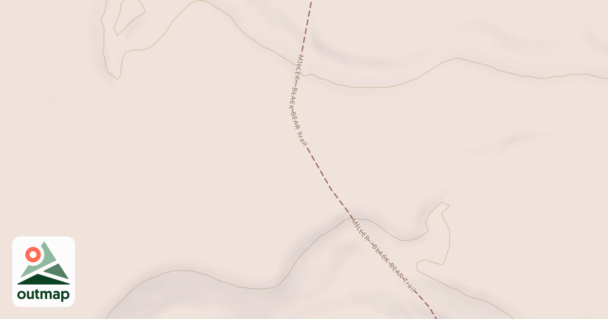 Map of Miller-Black Bear Trail