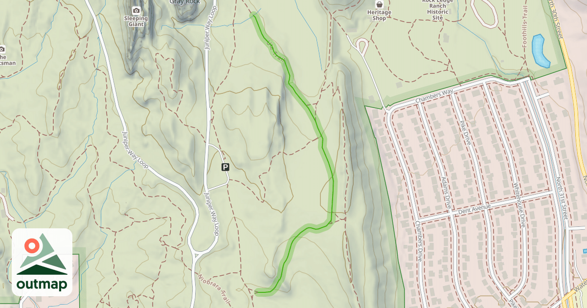 Map of Ute Trail