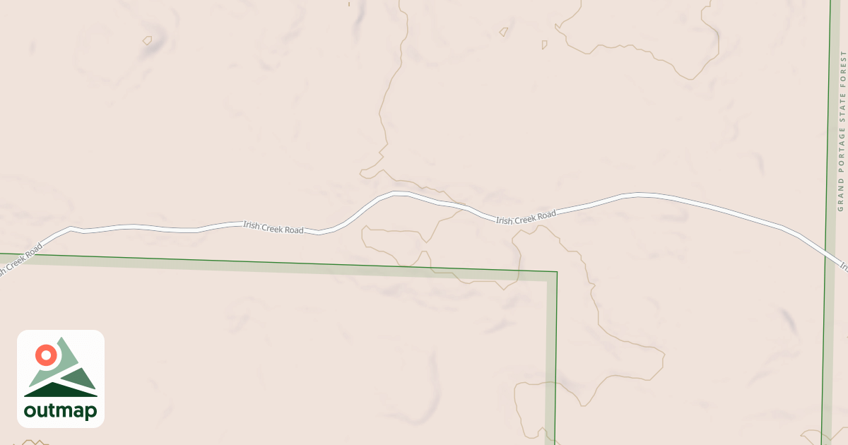 Map of Hovland Woods Trail
