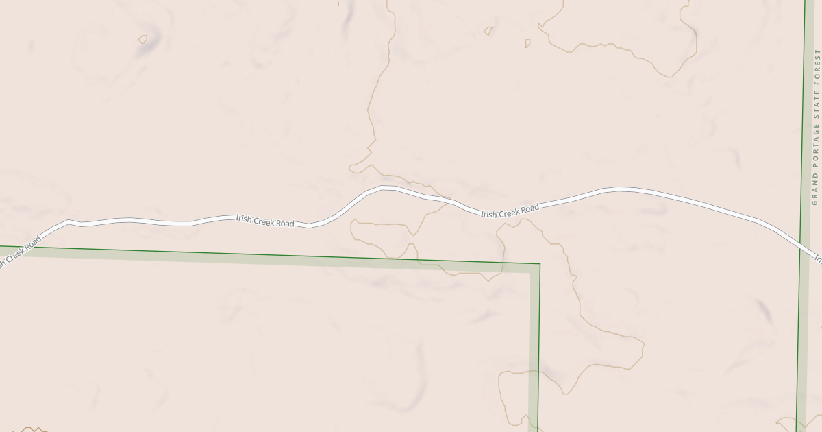 Map preview of Hovland Woods Trail