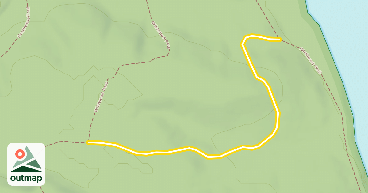 Map of Ringling Pass