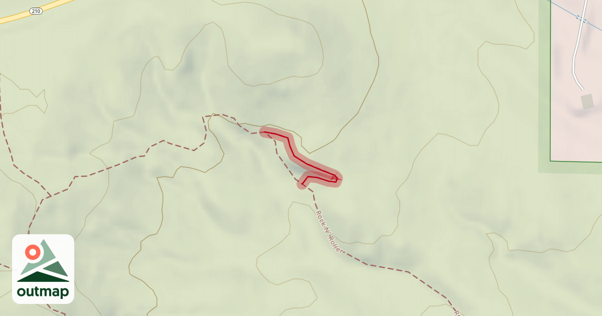 Map of Rock N' Roller A-line