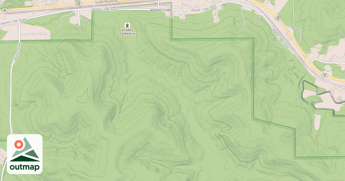 Map of BEAVER CREEK