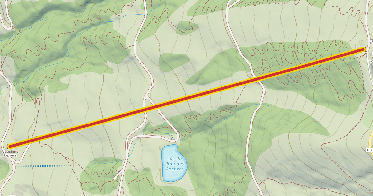 Map preview of Nauchets Express