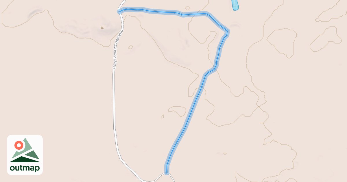 Map of (two track trail)