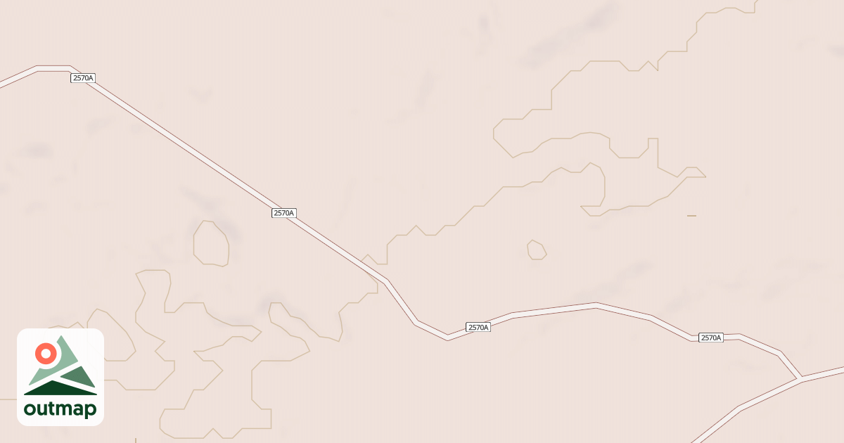 Map of PAULSON SOUTH SPUR A