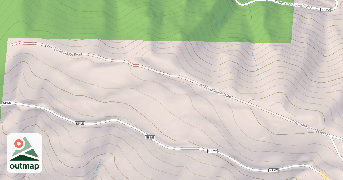 Map of COLD SPRINGS RIDGE