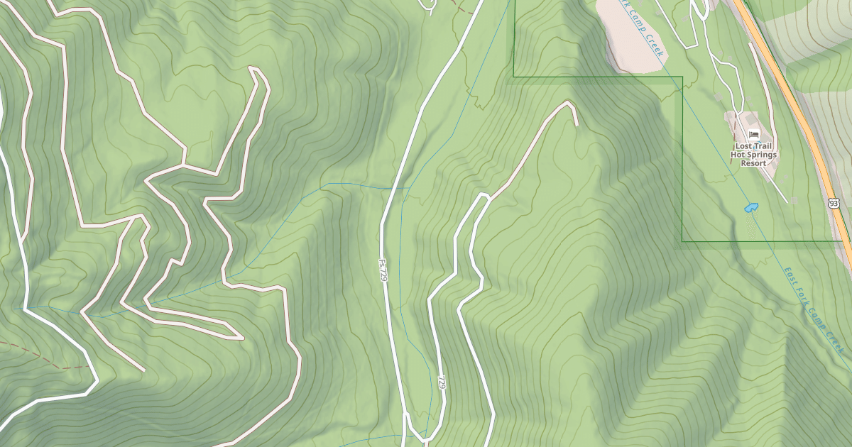 Map preview of (FDR) WEST FORK CAMP CREEK