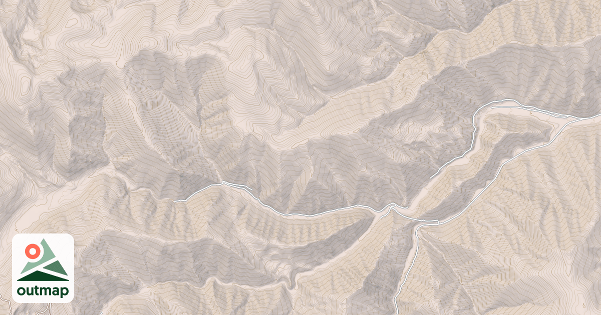 Map of OREGON CREEK