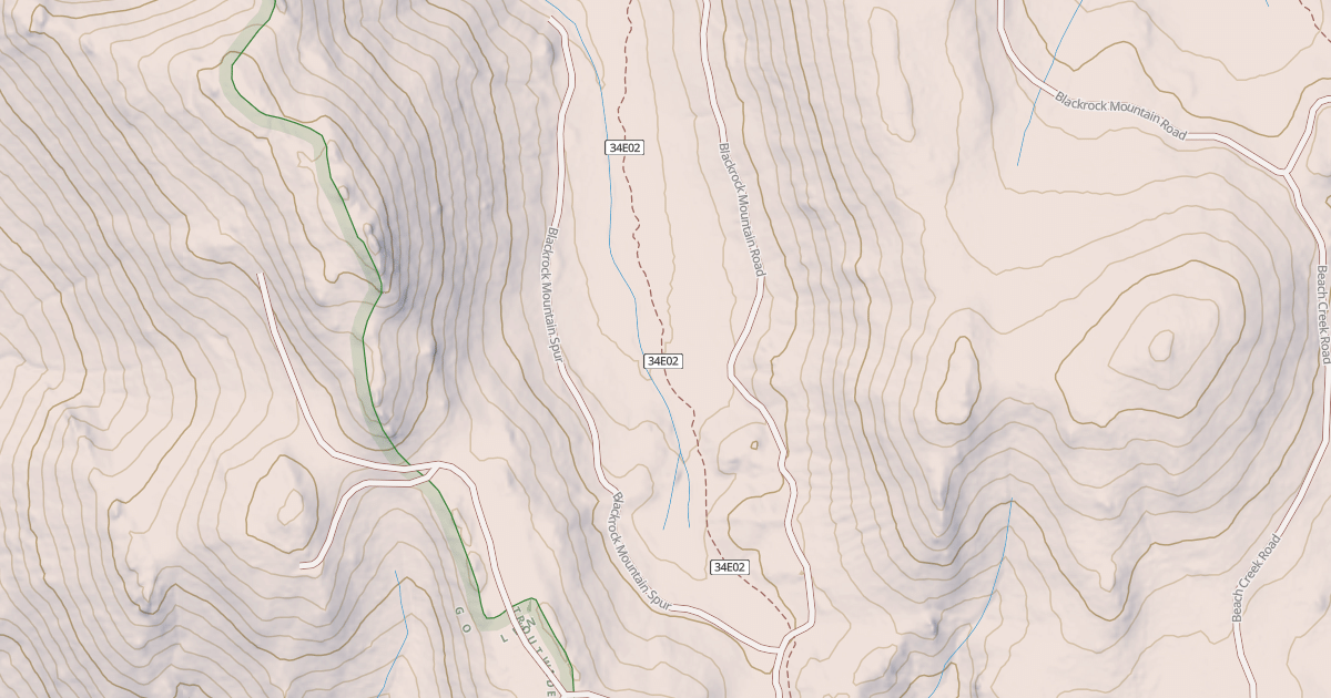 Map preview of BLACKROCK MTN.