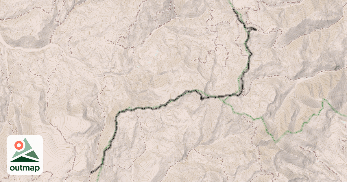 Map of CDNST - Colorado Trail 1776