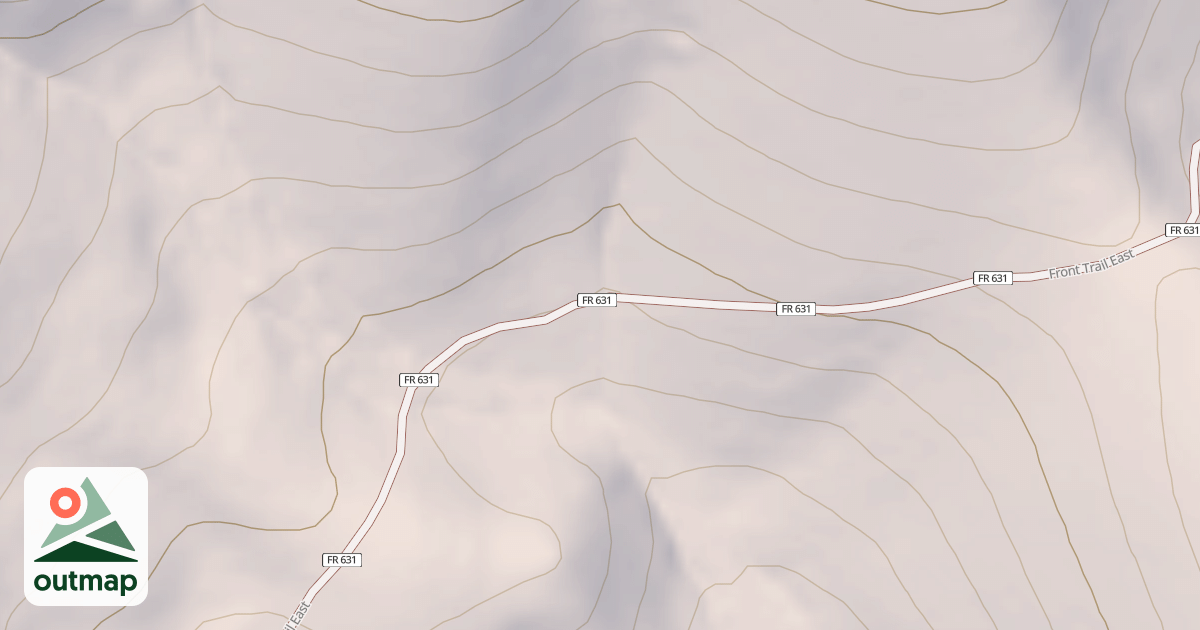 Map of FRONT TRAIL EAST - ATV