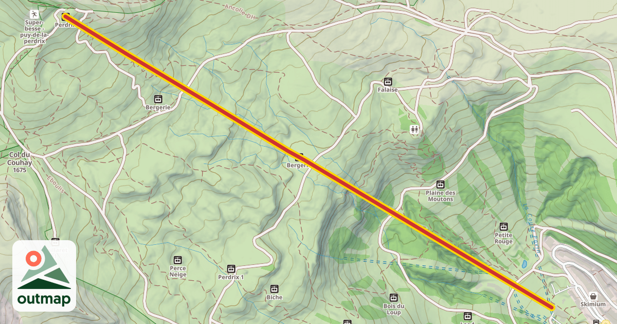 Map of Perdrix