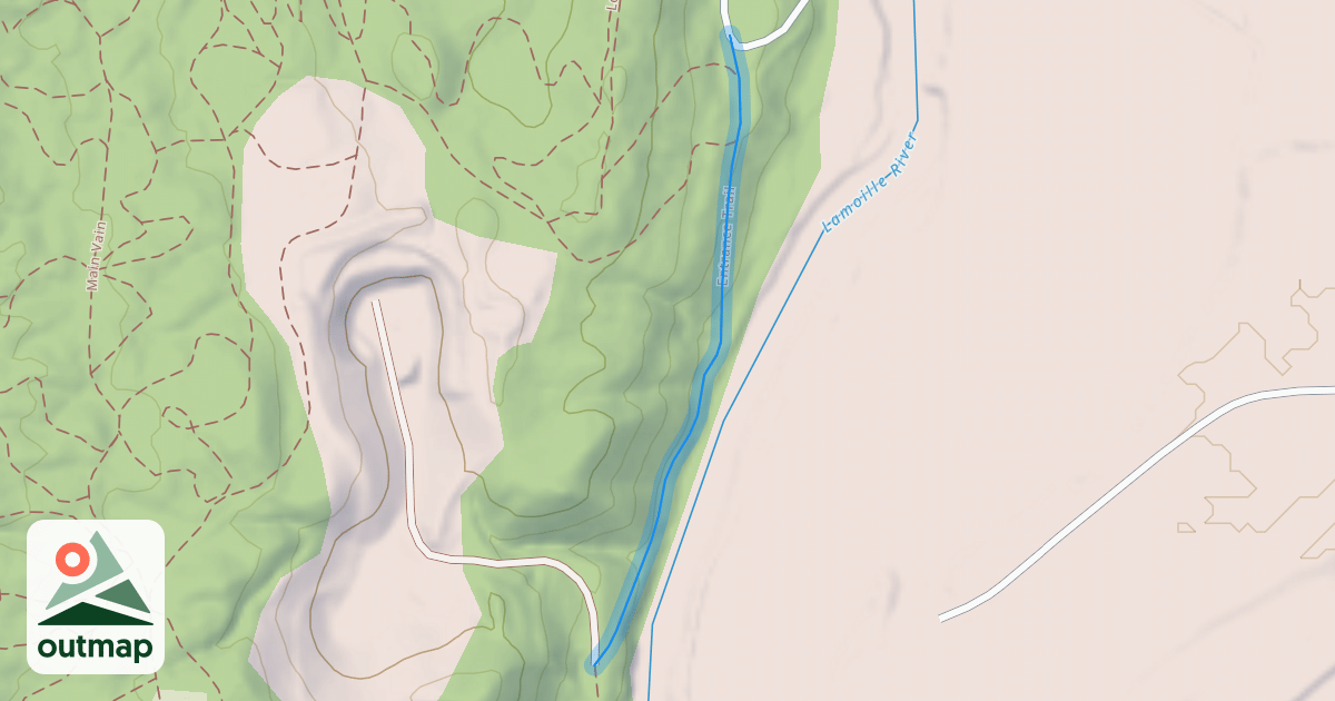 Map of Entrance Trail