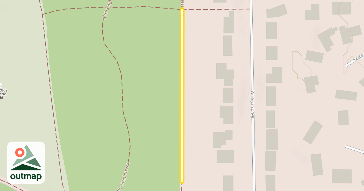 Map of Chester Creek Connector