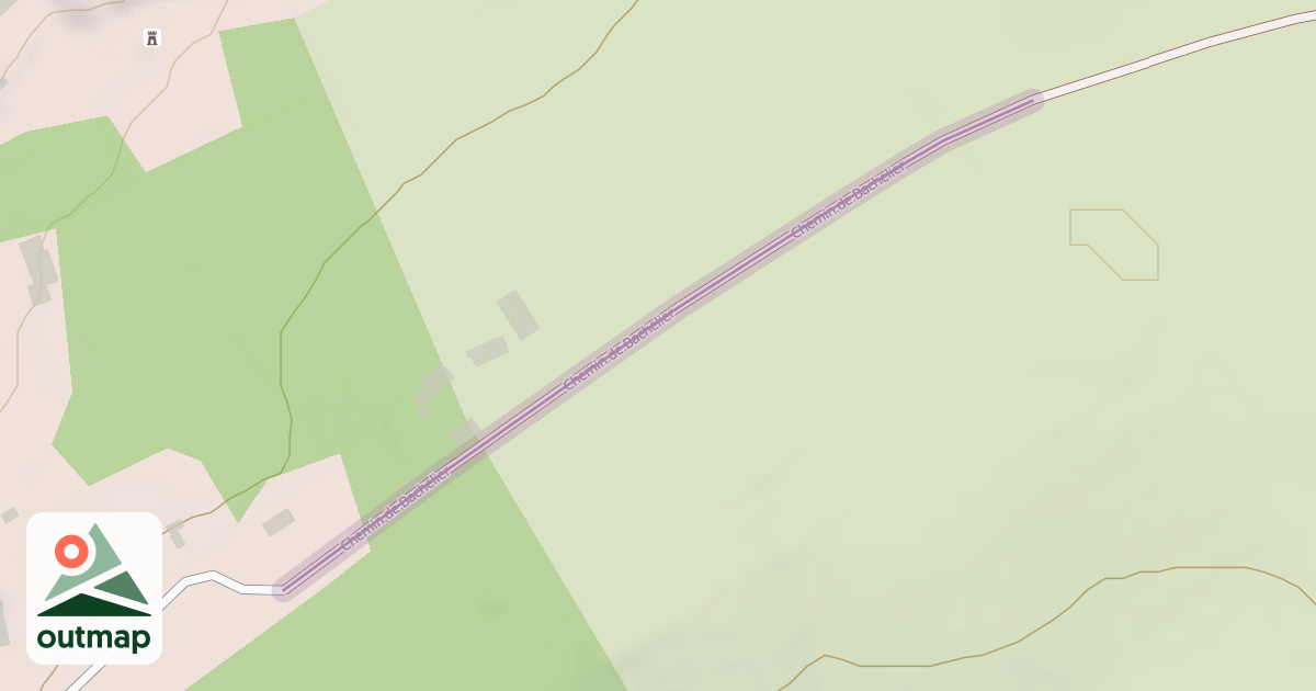 Map of Chemin de Bachelier
