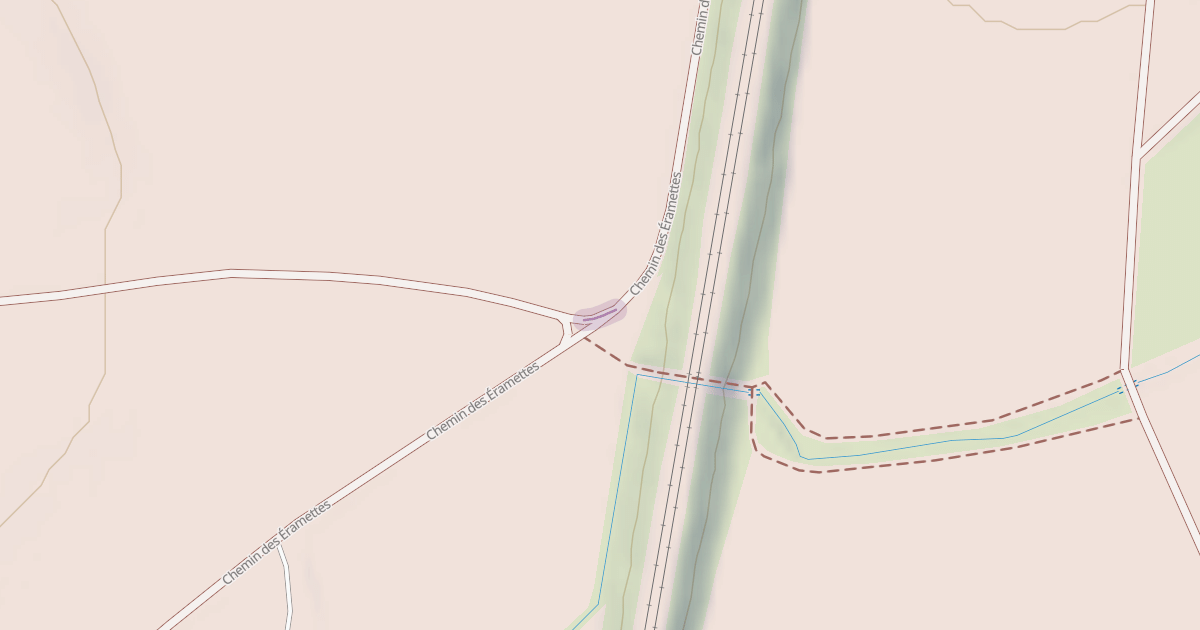 Map preview of Route de Fresnoy