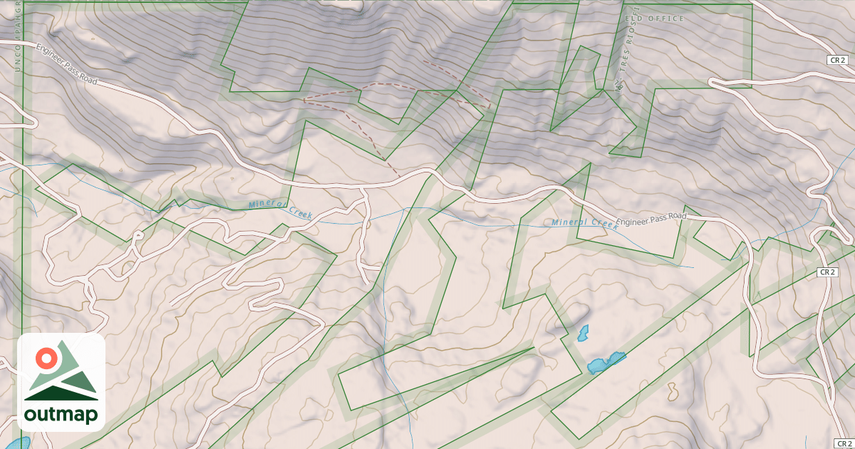 Map of County Road 17