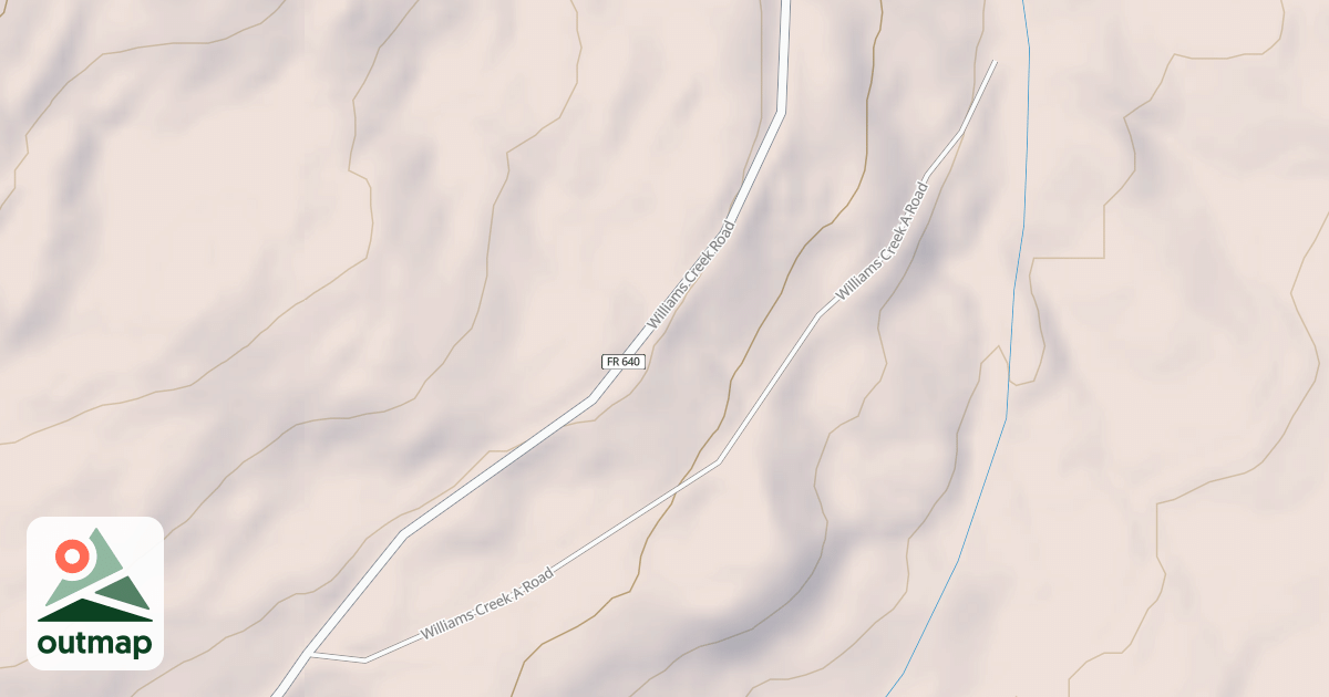 Map of WILLIAMS CRK A