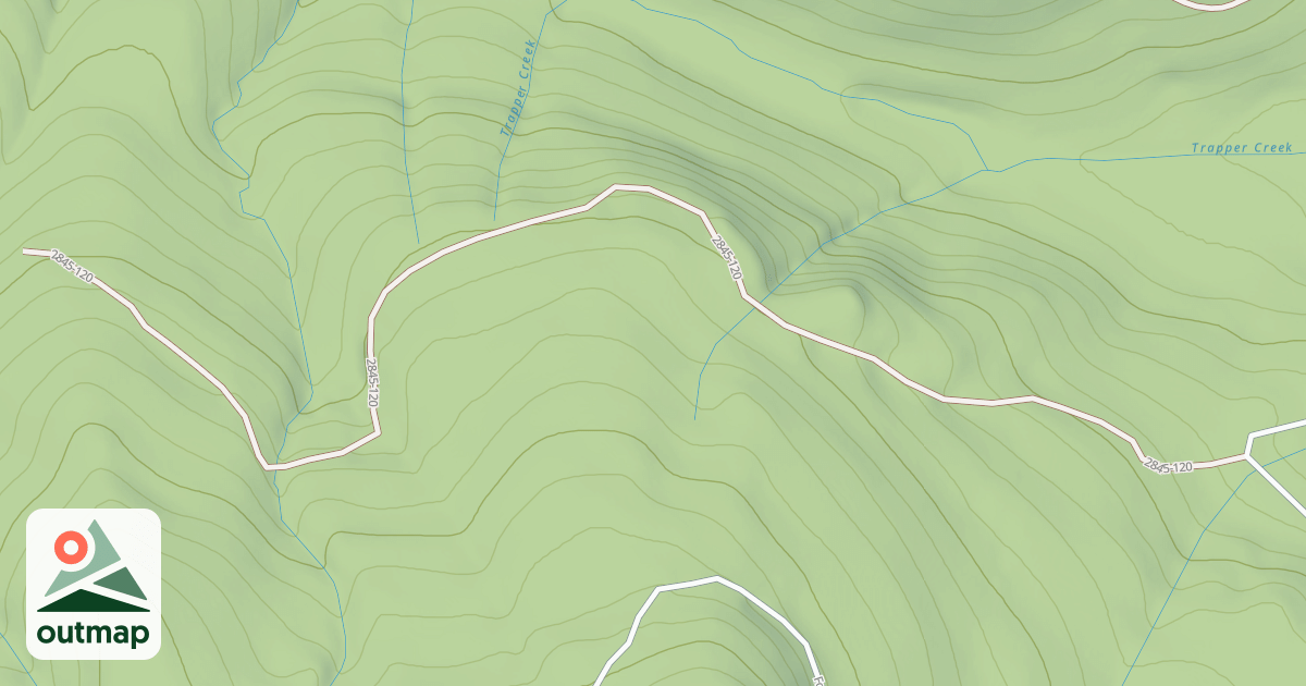 Map of USFS National Forest System Roads {B4F55976-62C5-466A-94B1-5790DD0710E4}