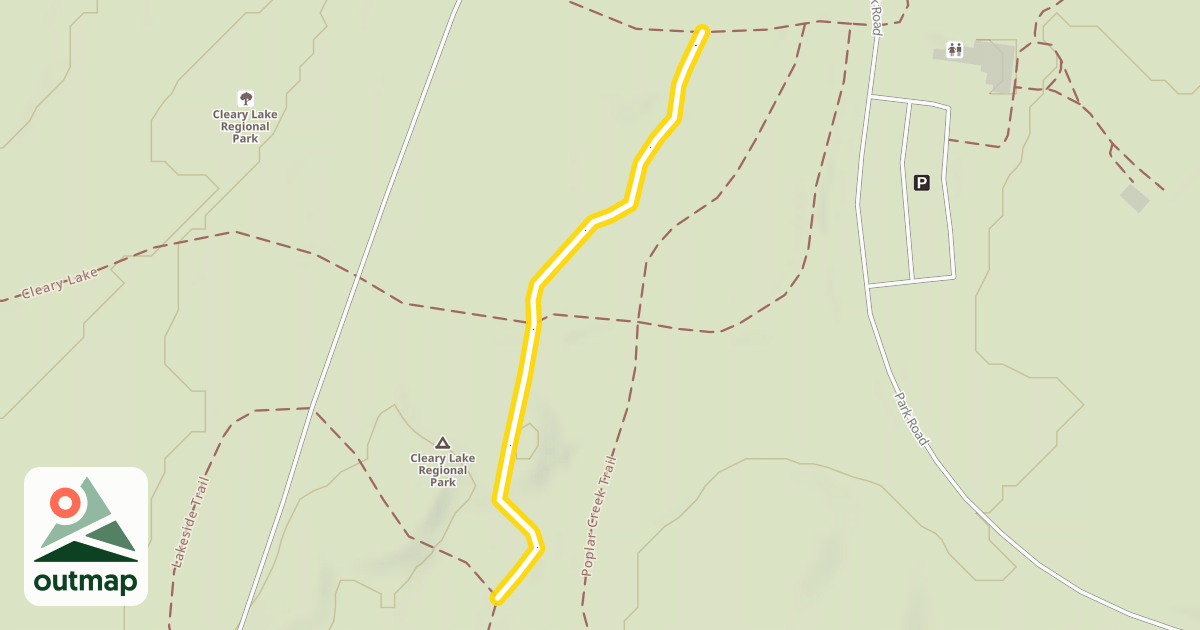 Map of Poplar Creek Trail