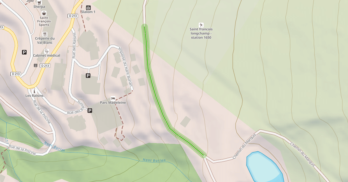 Map preview of Chemin du Marquis