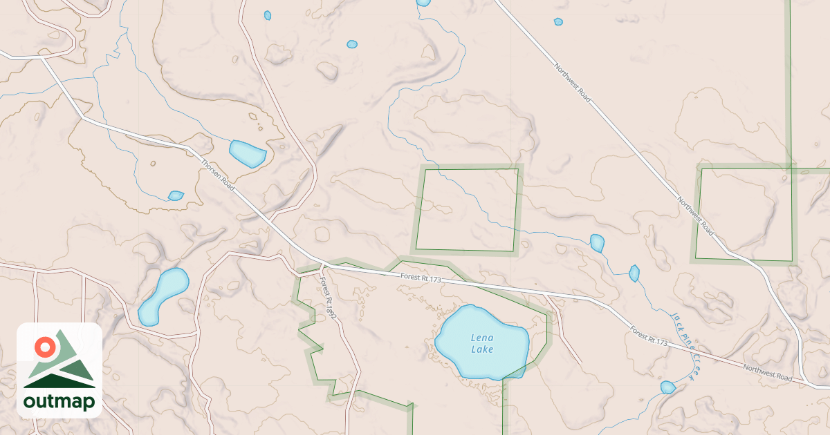 Map of JACKPINE