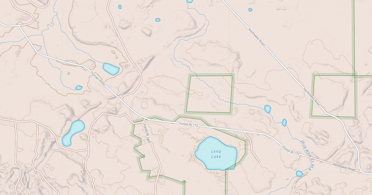 Map preview of JACKPINE