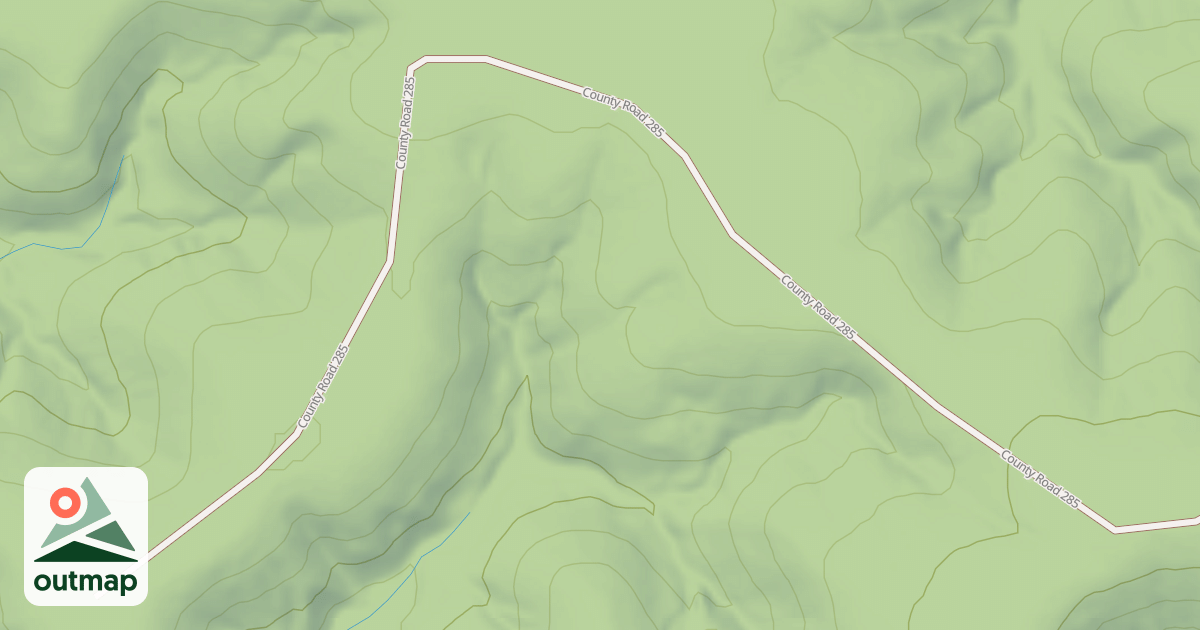 Map of BIG CREEK SPUR A
