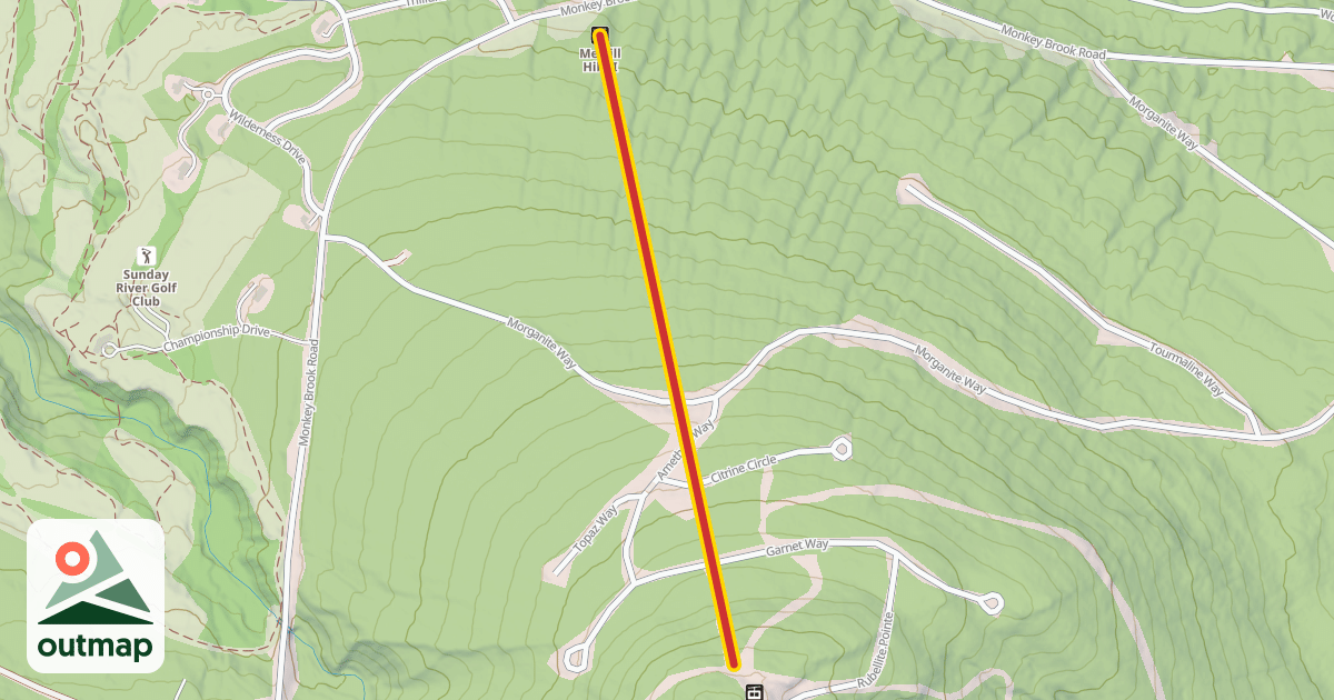 Map of Merrill Hill II