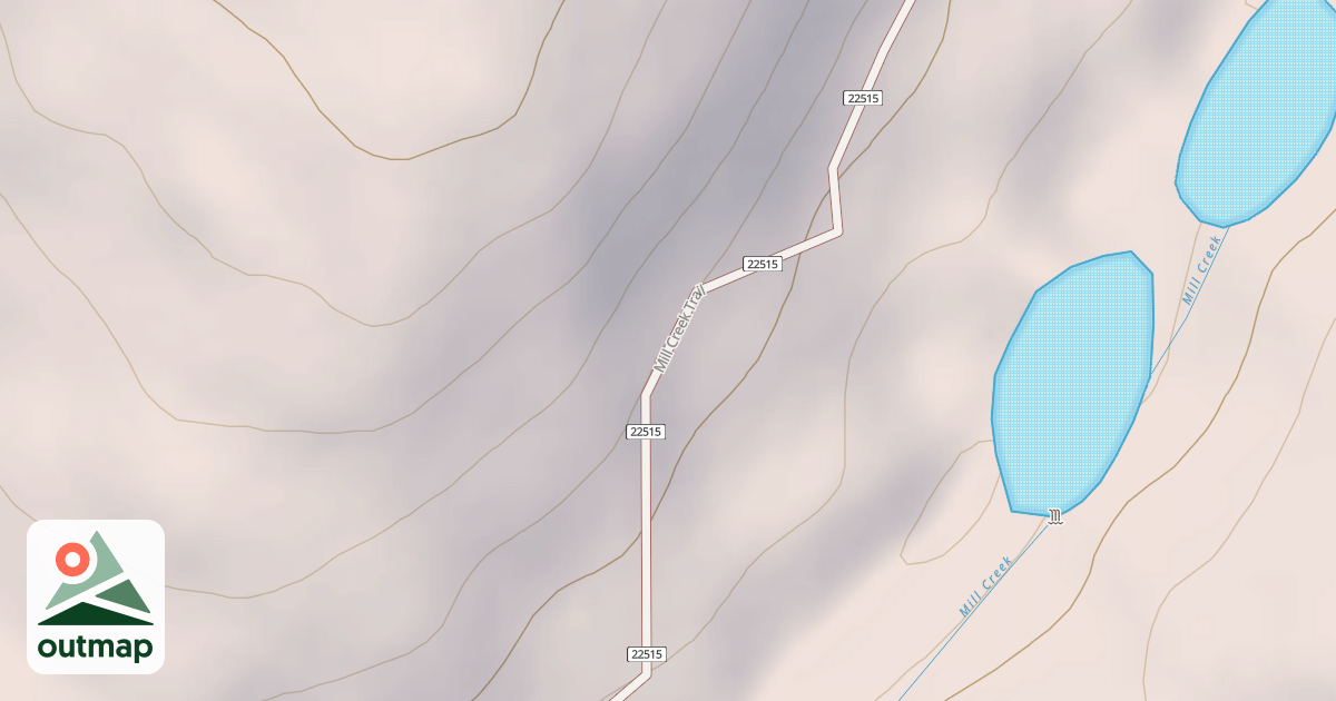 Map of Mill Creek Trail