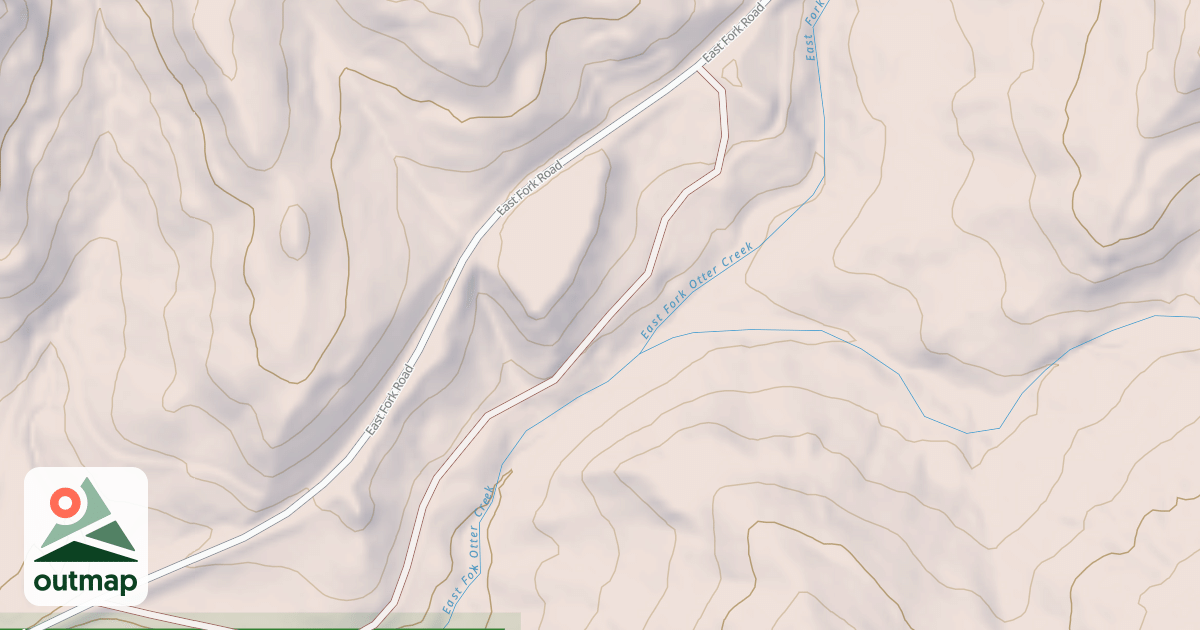 Map of EAST FORK SPRING