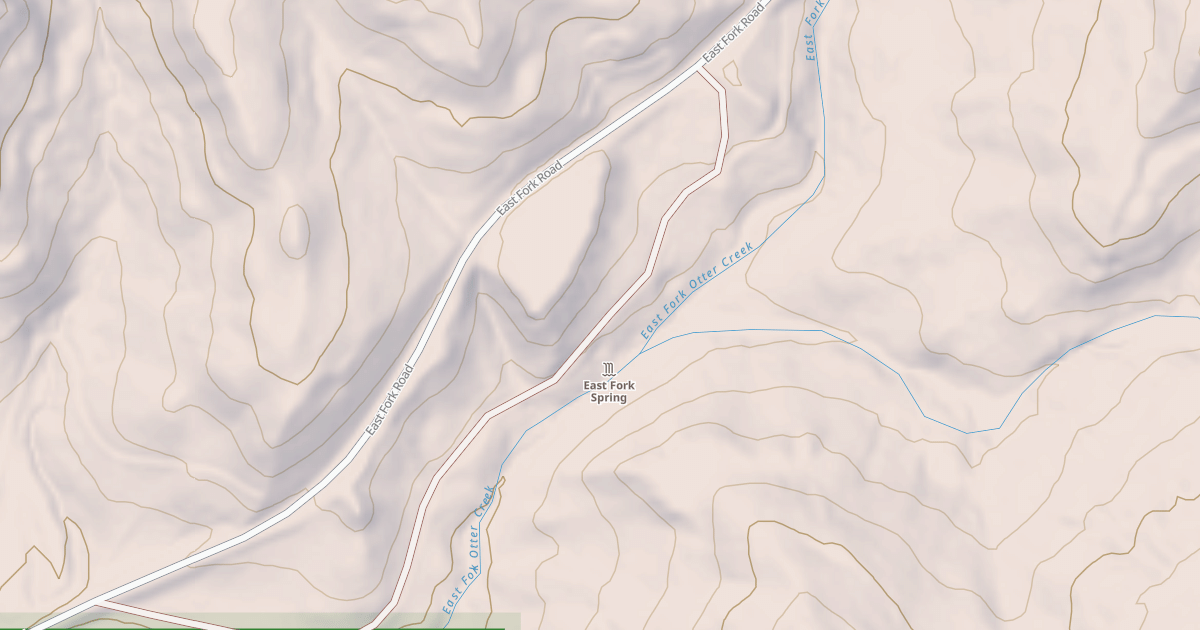 Map preview of EAST FORK SPRING