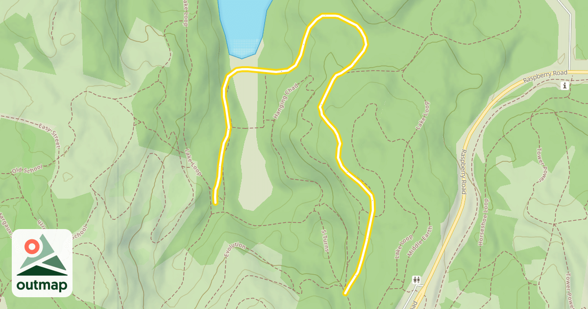 Map of Inner Lake Loop