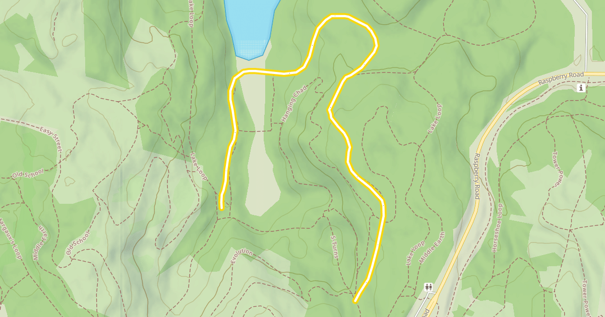 Map preview of Inner Lake Loop