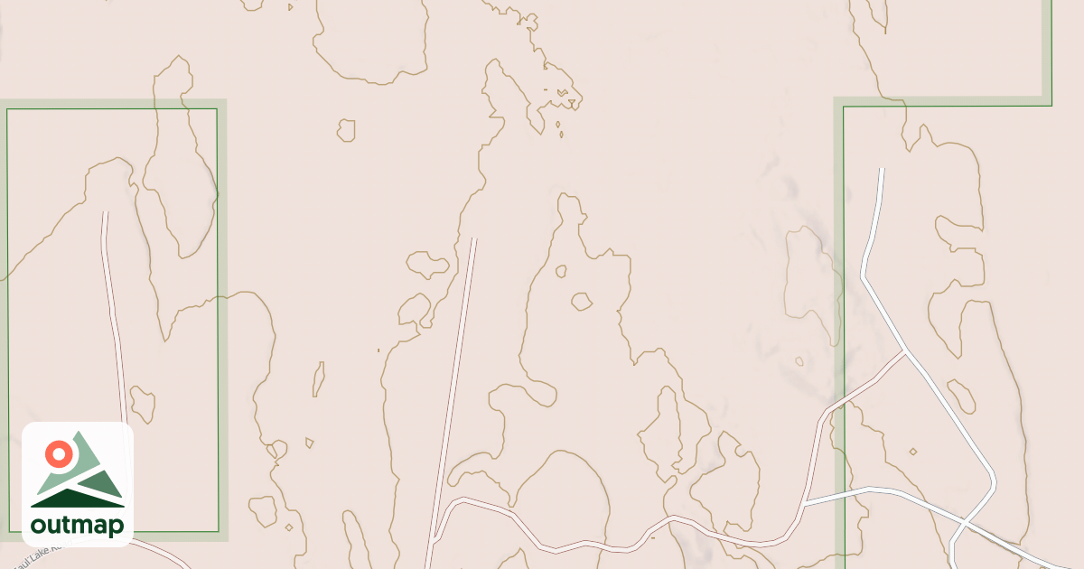 Map of SAUL LAKE SPUR SPUR A