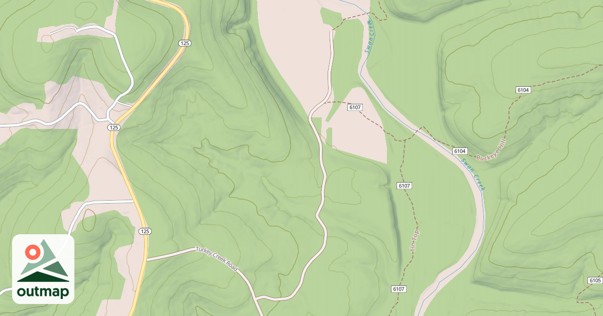 Map of BAR K SPUR A